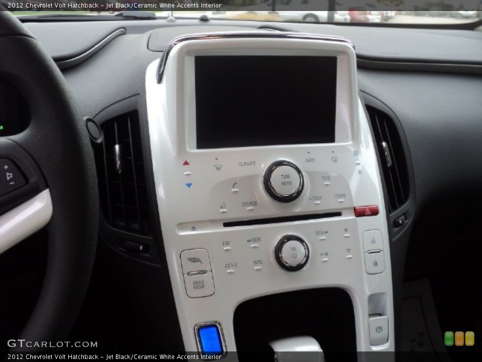 Jet Black/Ceramic White Accents Interior Controls for the 2012 Chevrolet Volt Hatchback #56694371