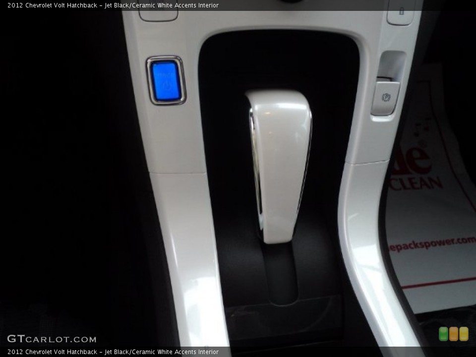 Jet Black/Ceramic White Accents Interior Transmission for the 2012 Chevrolet Volt Hatchback #56694401