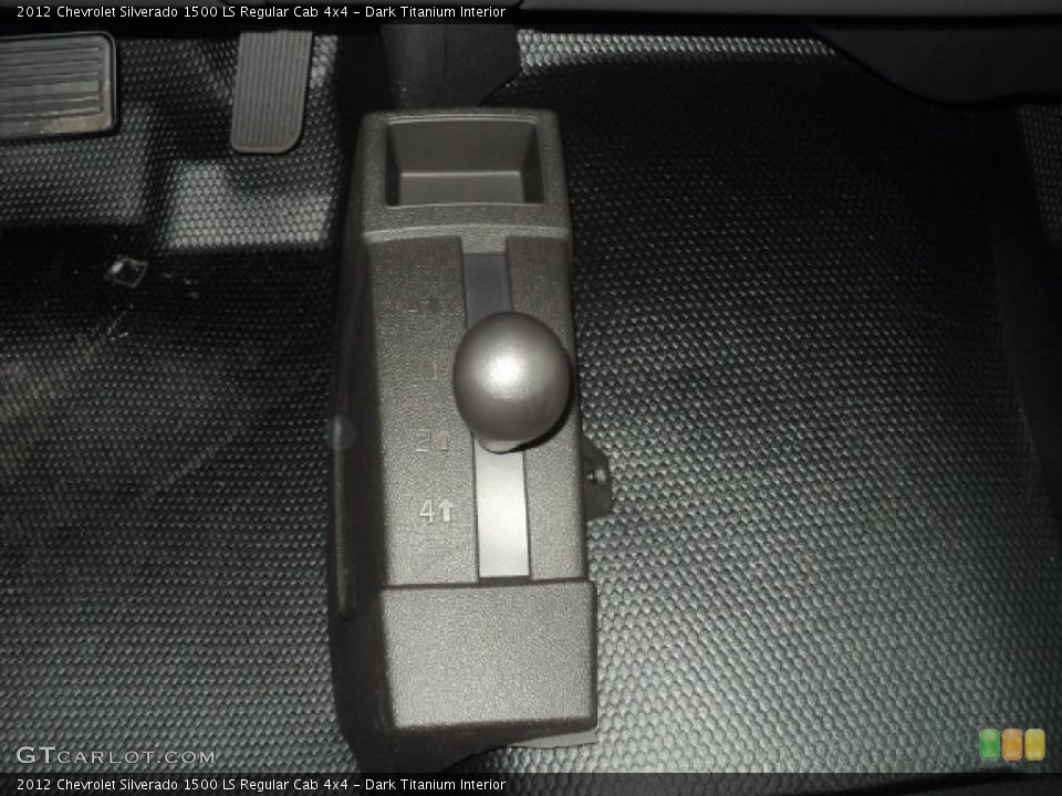 Dark Titanium Interior Controls for the 2012 Chevrolet Silverado 1500 LS Regular Cab 4x4 #56694948