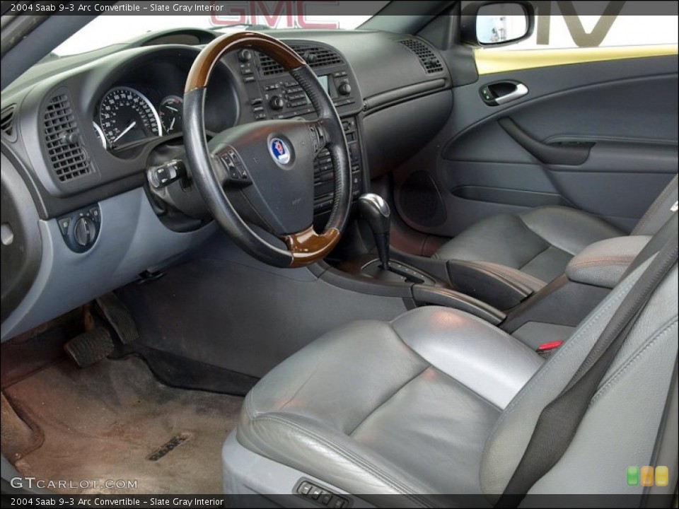 Slate Gray Interior Photo for the 2004 Saab 9-3 Arc Convertible #56694984