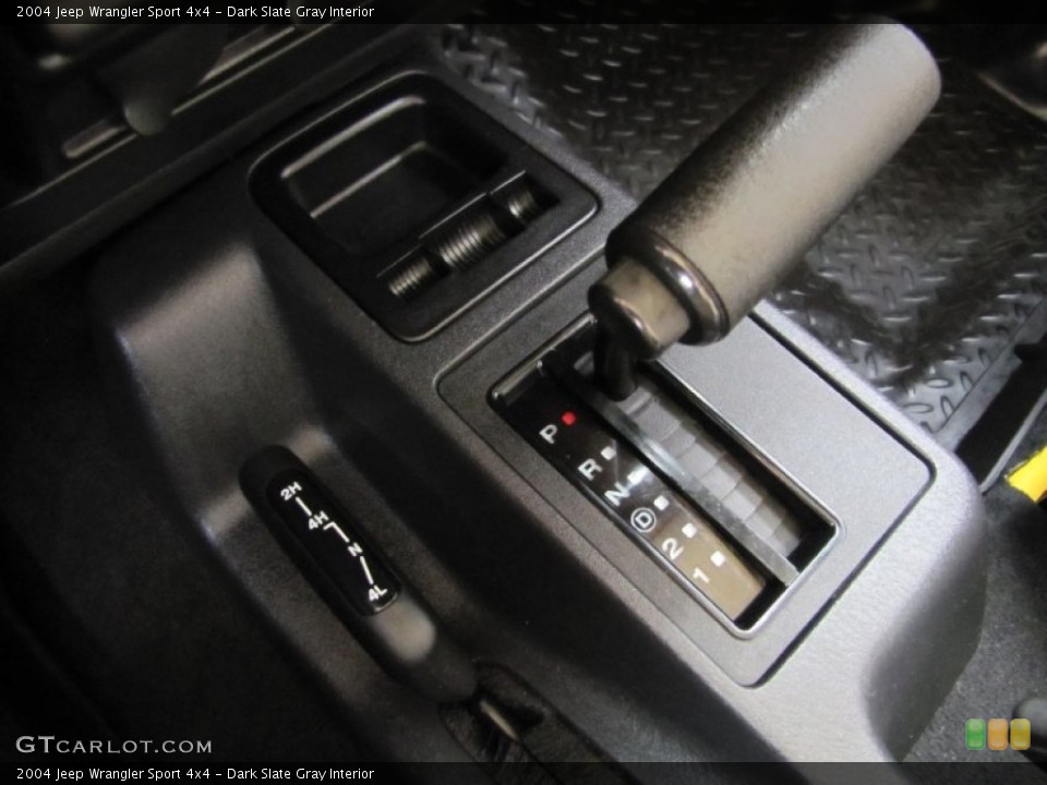 Dark Slate Gray Interior Transmission for the 2004 Jeep Wrangler Sport 4x4 #56695689