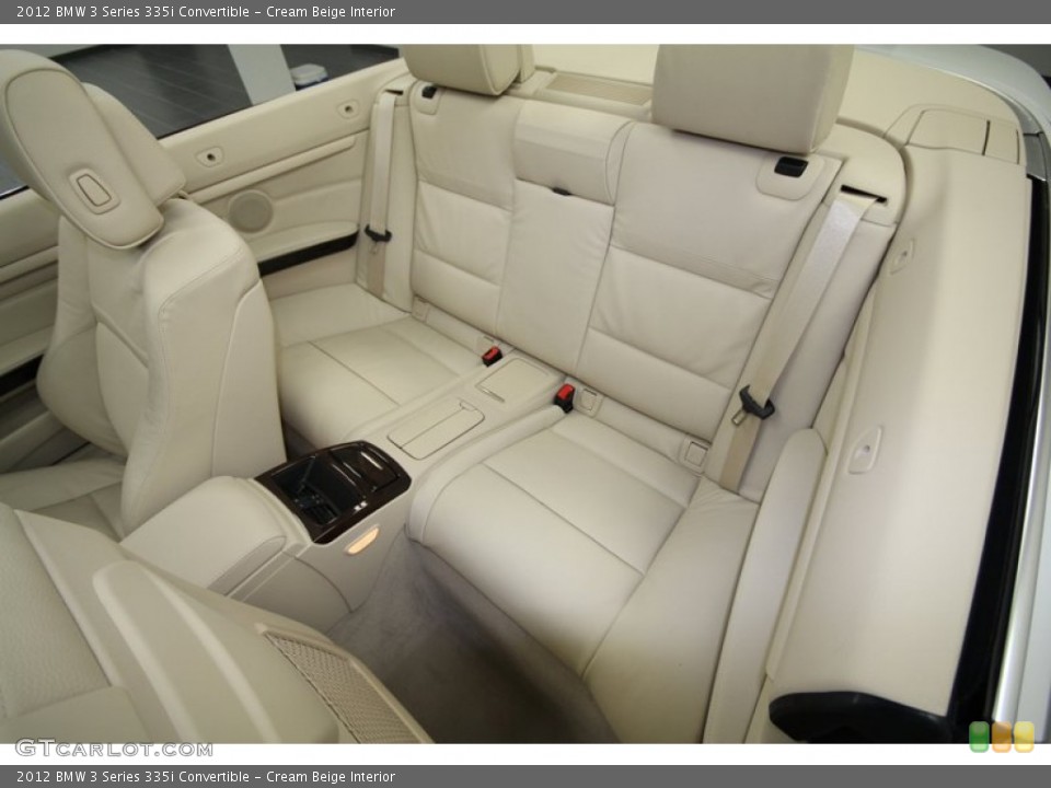 Cream Beige Interior Photo for the 2012 BMW 3 Series 335i Convertible #56698065