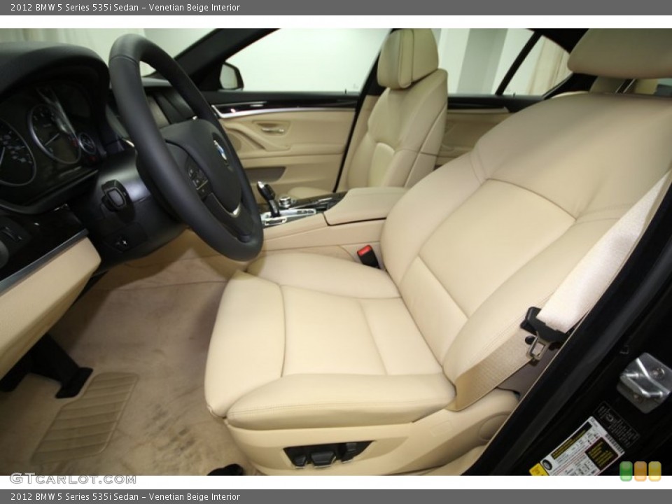 Venetian Beige Interior Photo for the 2012 BMW 5 Series 535i Sedan #56698140