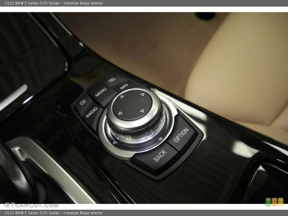 Venetian Beige Interior Controls for the 2012 BMW 5 Series 535i Sedan #56698168
