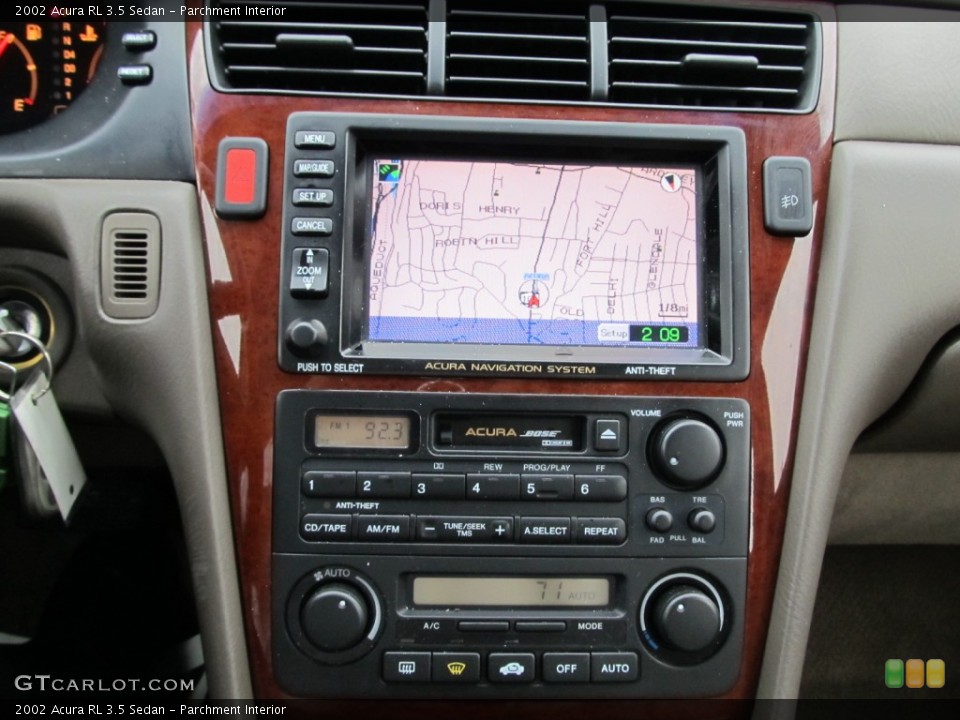 Parchment Interior Navigation for the 2002 Acura RL 3.5 Sedan #56699383