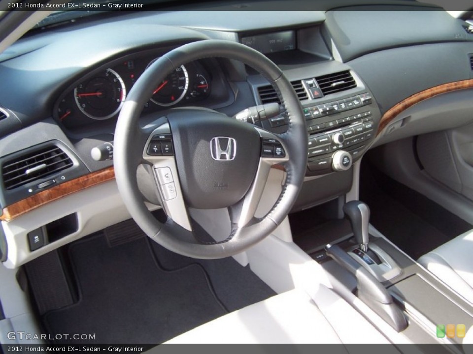 Gray Interior Prime Interior for the 2012 Honda Accord EX-L Sedan #56700488