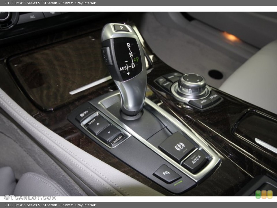 Everest Gray Interior Transmission for the 2012 BMW 5 Series 535i Sedan #56705760
