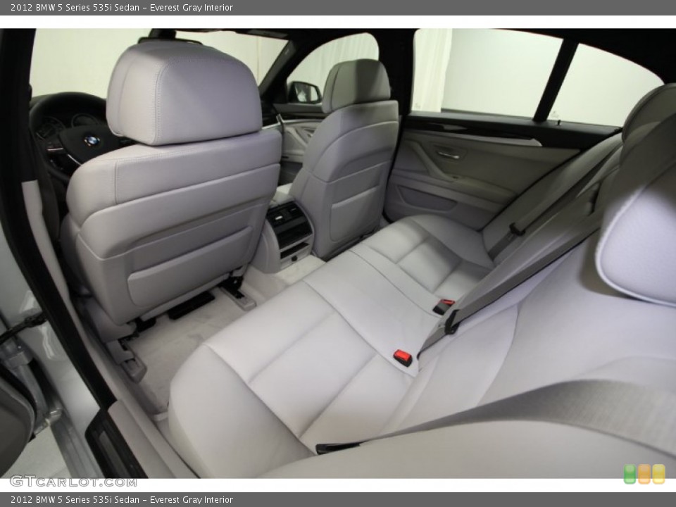 Everest Gray Interior Photo for the 2012 BMW 5 Series 535i Sedan #56705830