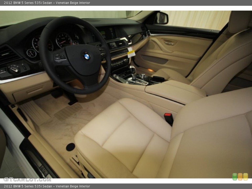 Venetian Beige Interior Photo for the 2012 BMW 5 Series 535i Sedan #56706000