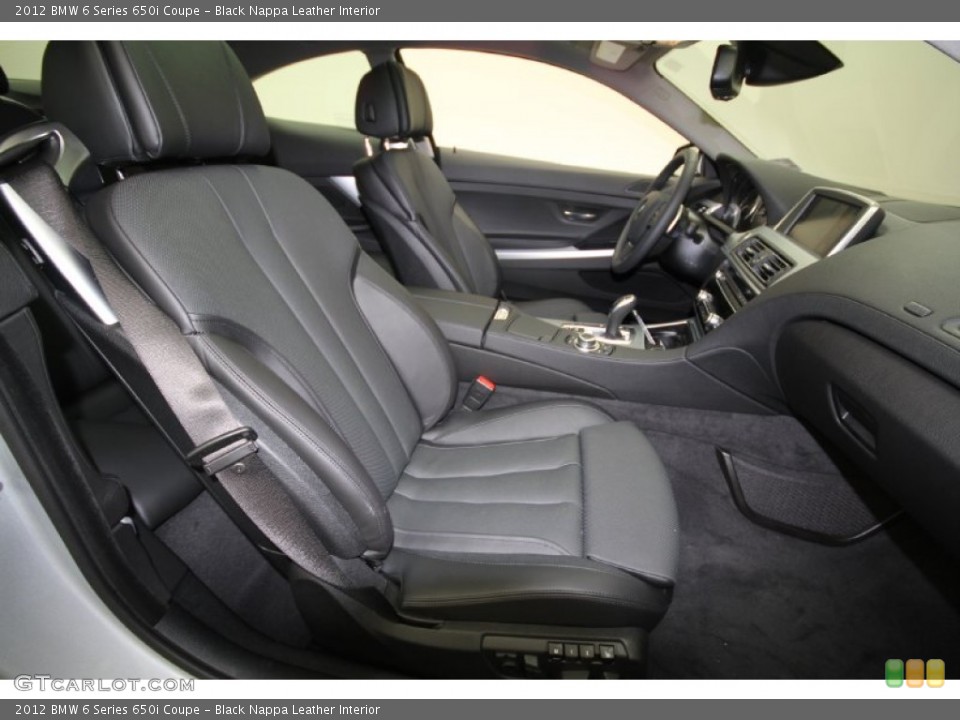 Black Nappa Leather Interior Photo for the 2012 BMW 6 Series 650i Coupe #56706218