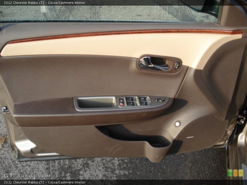 Cocoa/Cashmere Interior Door Panel for the 2012 Chevrolet Malibu LTZ #56706422