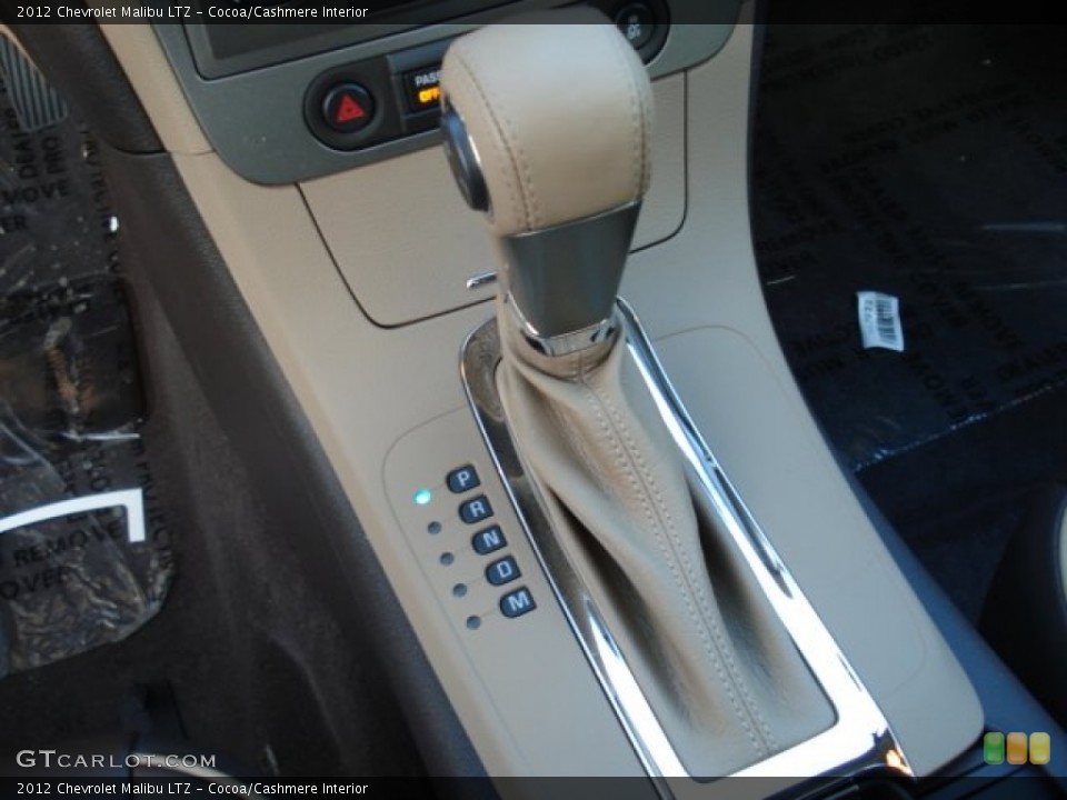 Cocoa/Cashmere Interior Transmission for the 2012 Chevrolet Malibu LTZ #56706464