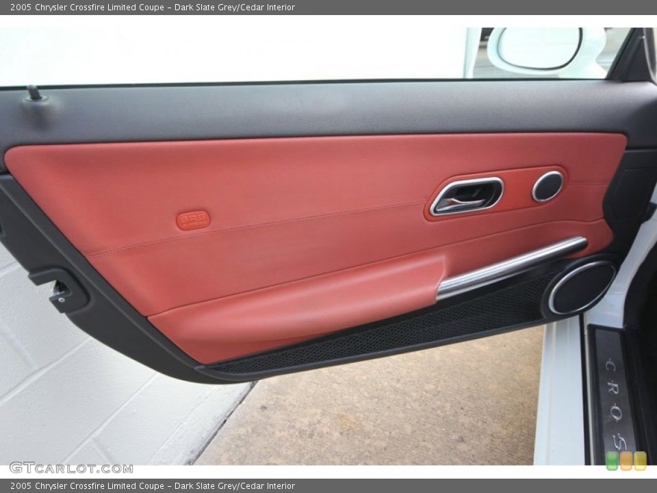 Dark Slate Grey/Cedar Interior Door Panel for the 2005 Chrysler Crossfire Limited Coupe #56707721