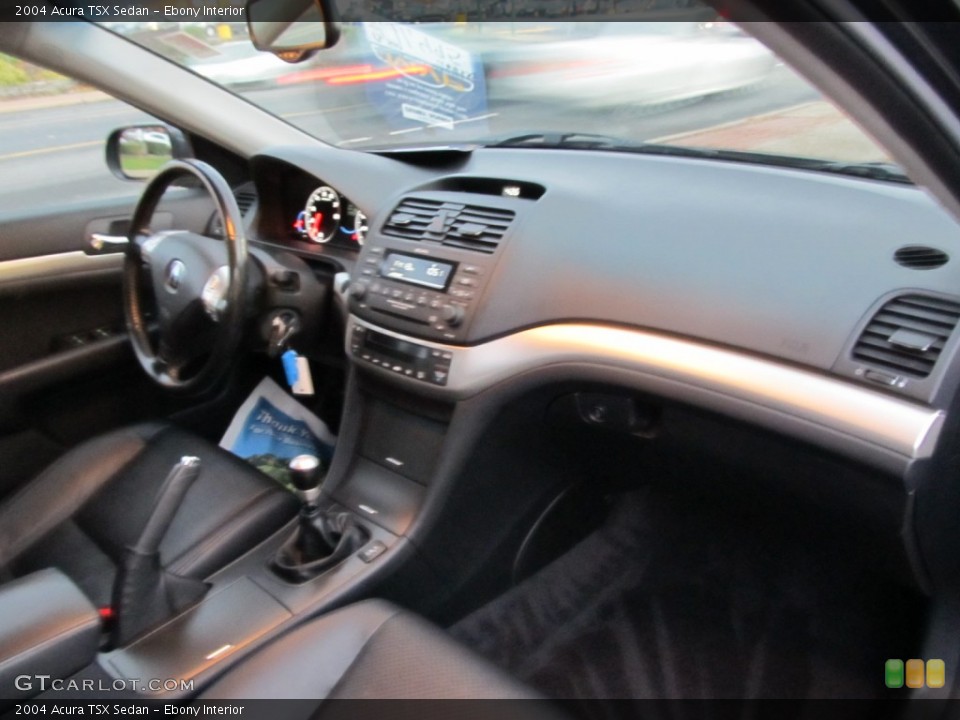 Ebony Interior Dashboard for the 2004 Acura TSX Sedan #56708216