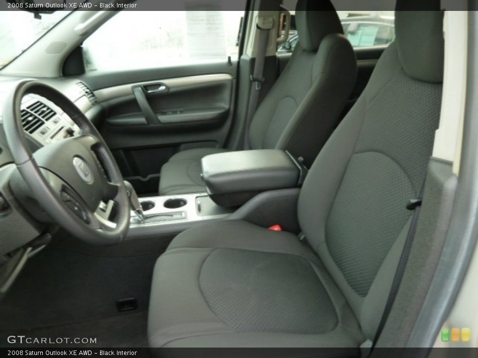 Black Interior Photo for the 2008 Saturn Outlook XE AWD #56708399