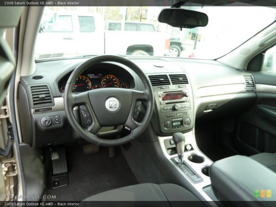 Black Interior Dashboard for the 2008 Saturn Outlook XE AWD #56708429