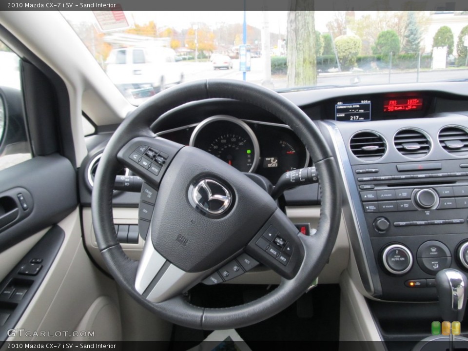 Sand Interior Dashboard for the 2010 Mazda CX-7 i SV #56709197