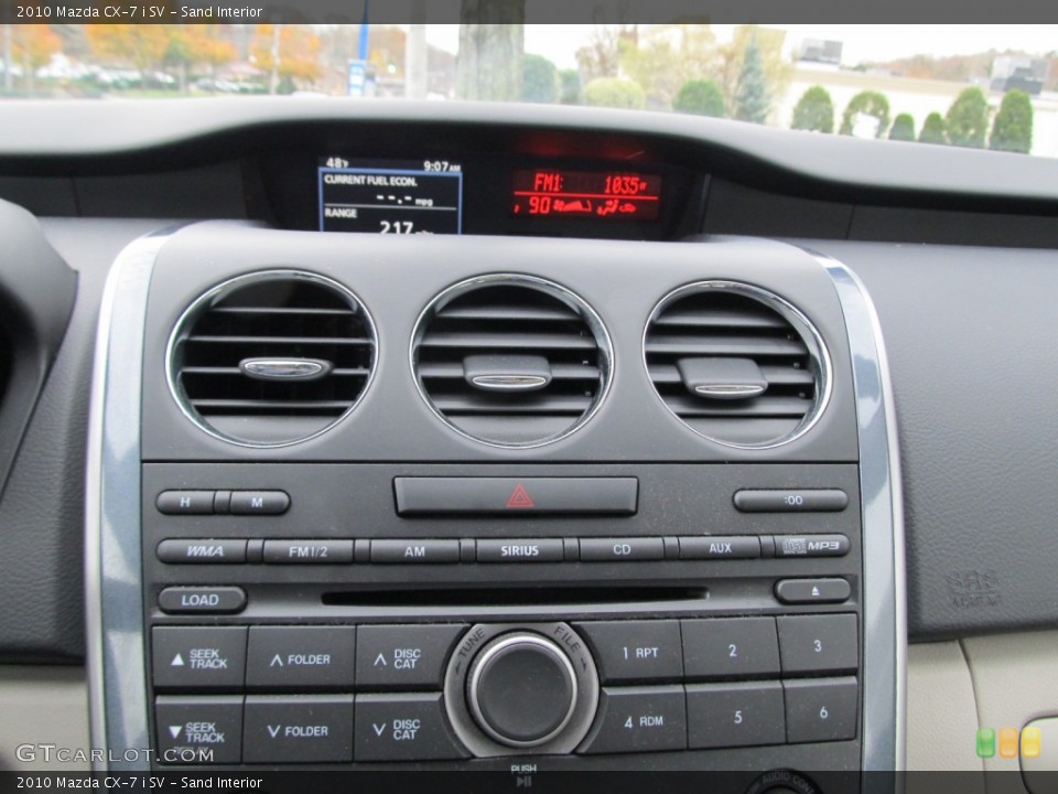 Sand Interior Controls for the 2010 Mazda CX-7 i SV #56709218