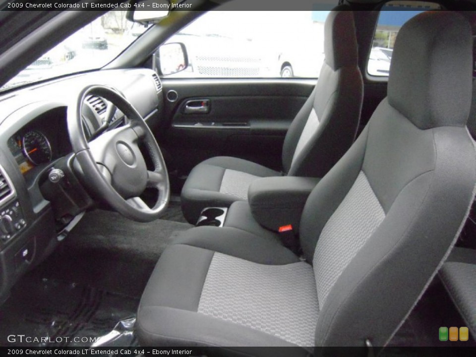 Ebony Interior Photo for the 2009 Chevrolet Colorado LT Extended Cab 4x4 #56711960