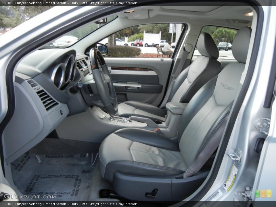 Dark Slate Gray/Light Slate Gray Interior Photo for the 2007 Chrysler Sebring Limited Sedan #56712416