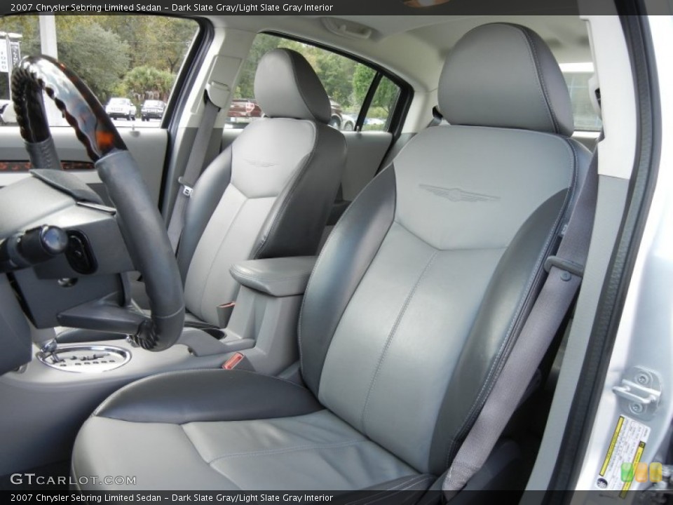 Dark Slate Gray/Light Slate Gray Interior Photo for the 2007 Chrysler Sebring Limited Sedan #56712425