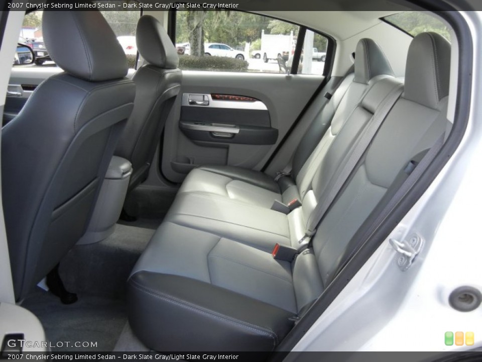 Dark Slate Gray/Light Slate Gray Interior Photo for the 2007 Chrysler Sebring Limited Sedan #56712454