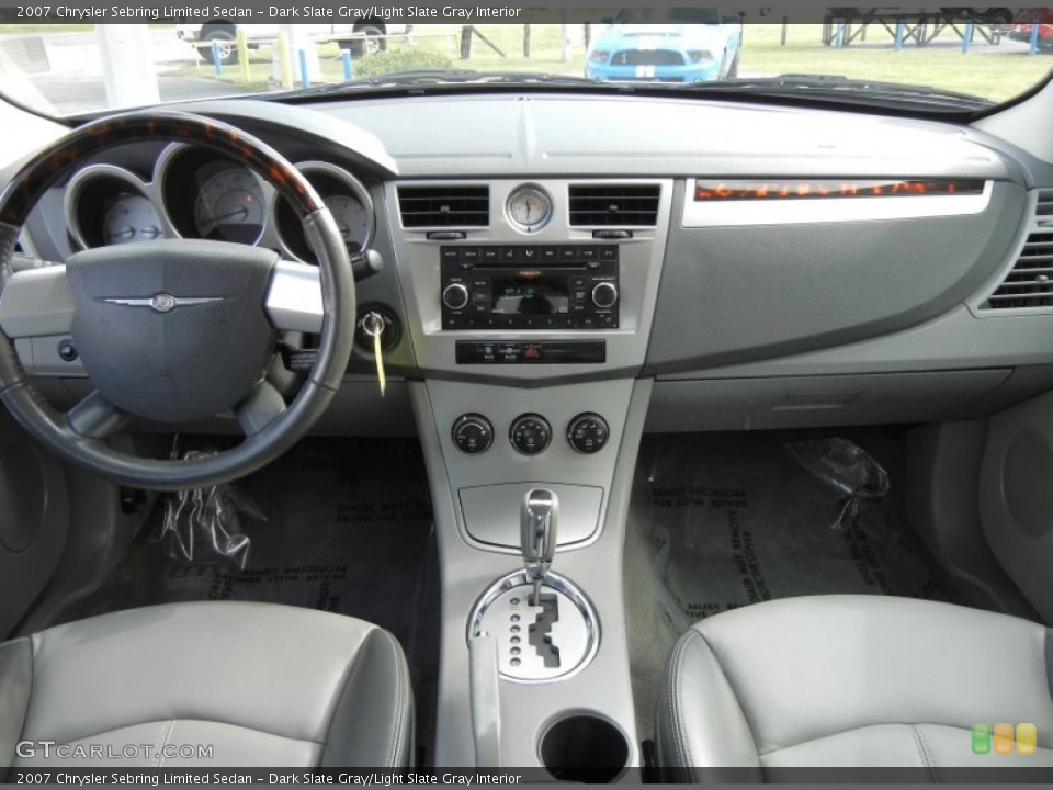 Dark Slate Gray/Light Slate Gray Interior Dashboard for the 2007 Chrysler Sebring Limited Sedan #56712495