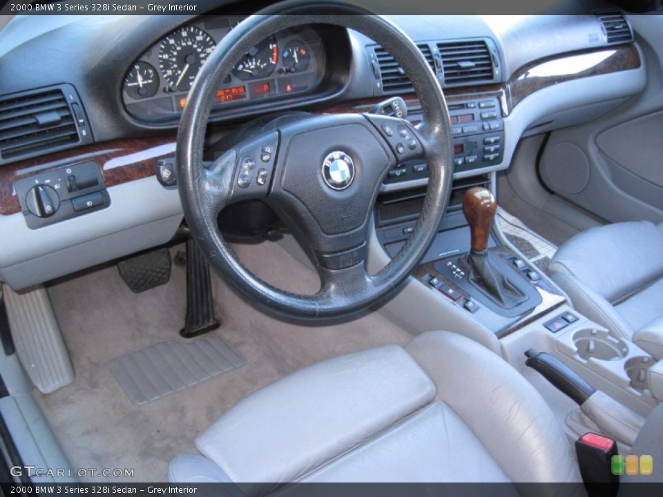 Grey Interior Prime Interior for the 2000 BMW 3 Series 328i Sedan #56712646