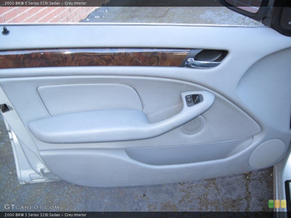 Grey Interior Door Panel for the 2000 BMW 3 Series 328i Sedan #56712743