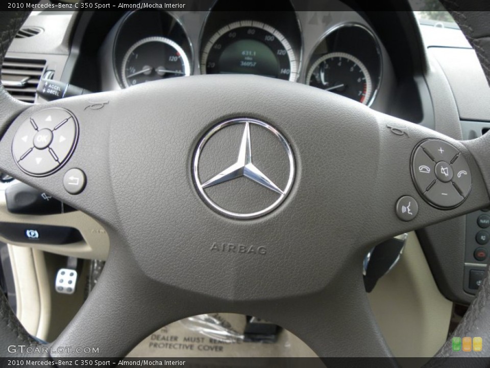 Almond/Mocha Interior Controls for the 2010 Mercedes-Benz C 350 Sport #56713250