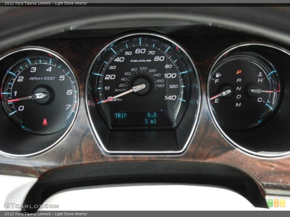 Light Stone Interior Gauges for the 2012 Ford Taurus Limited #56713589