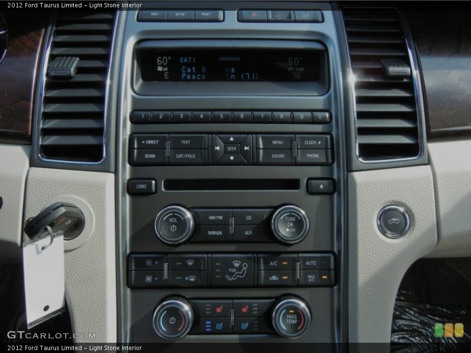 Light Stone Interior Controls for the 2012 Ford Taurus Limited #56713817