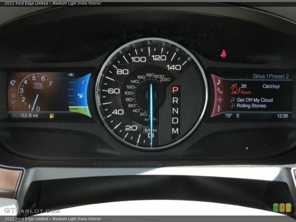 Medium Light Stone Interior Gauges for the 2012 Ford Edge Limited #56713928