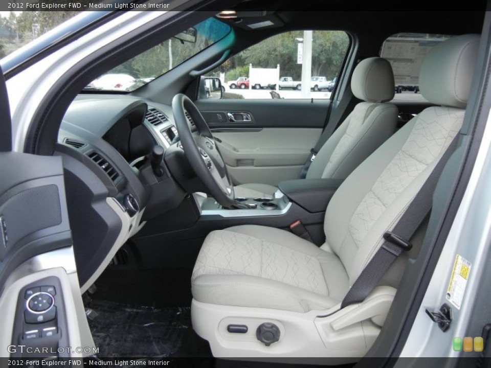 Medium Light Stone Interior Photo for the 2012 Ford Explorer FWD #56714006