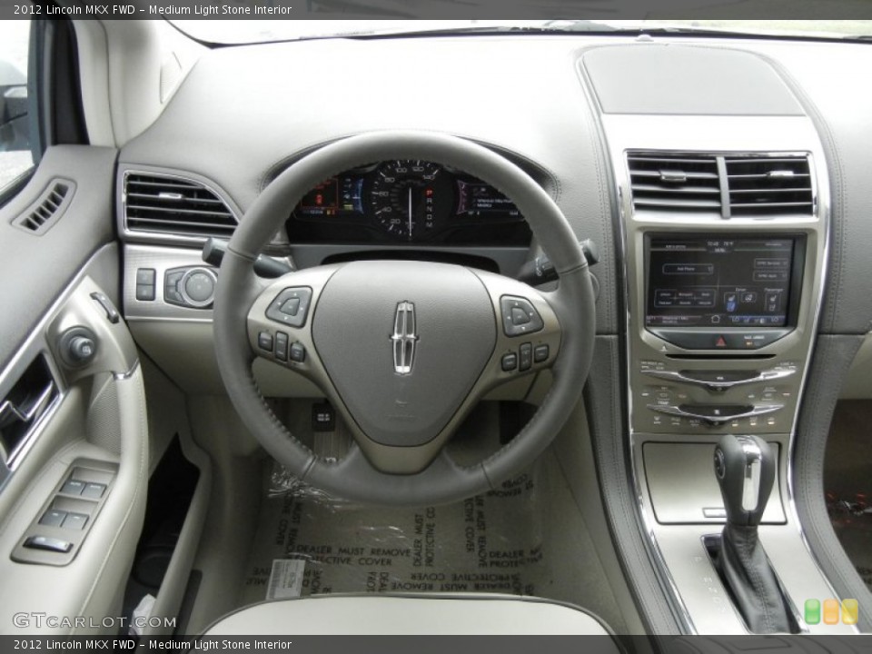 Medium Light Stone Interior Dashboard for the 2012 Lincoln MKX FWD #56714155