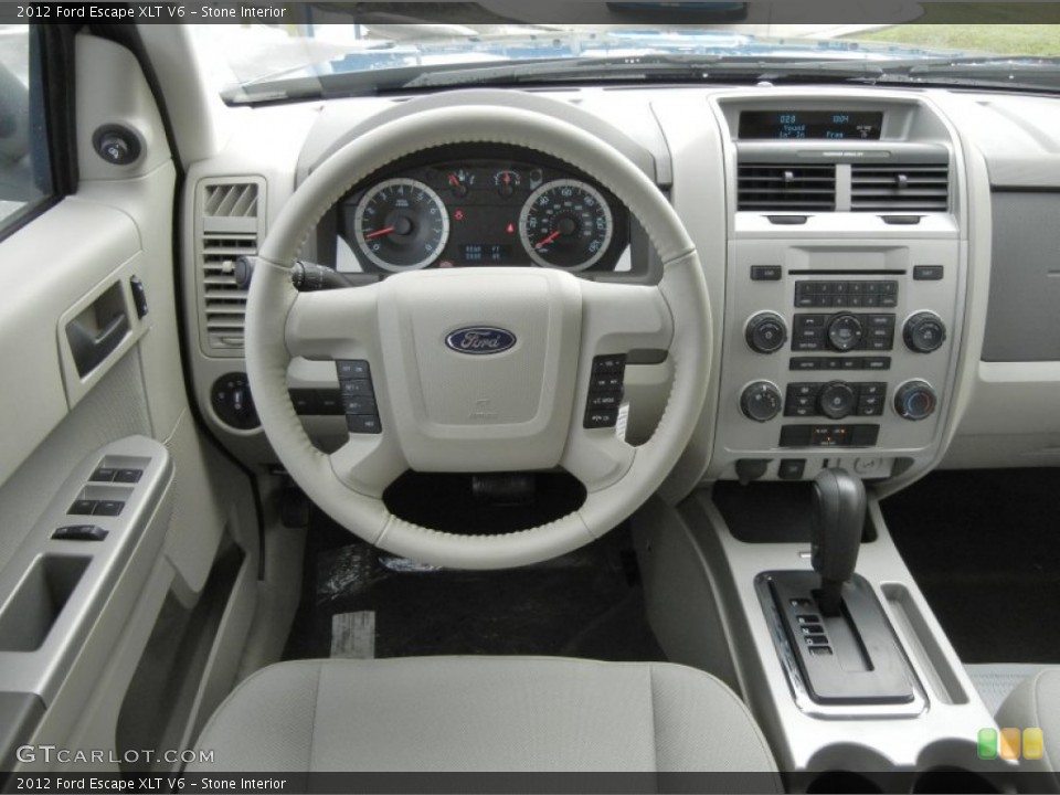 Stone Interior Dashboard for the 2012 Ford Escape XLT V6 #56714276