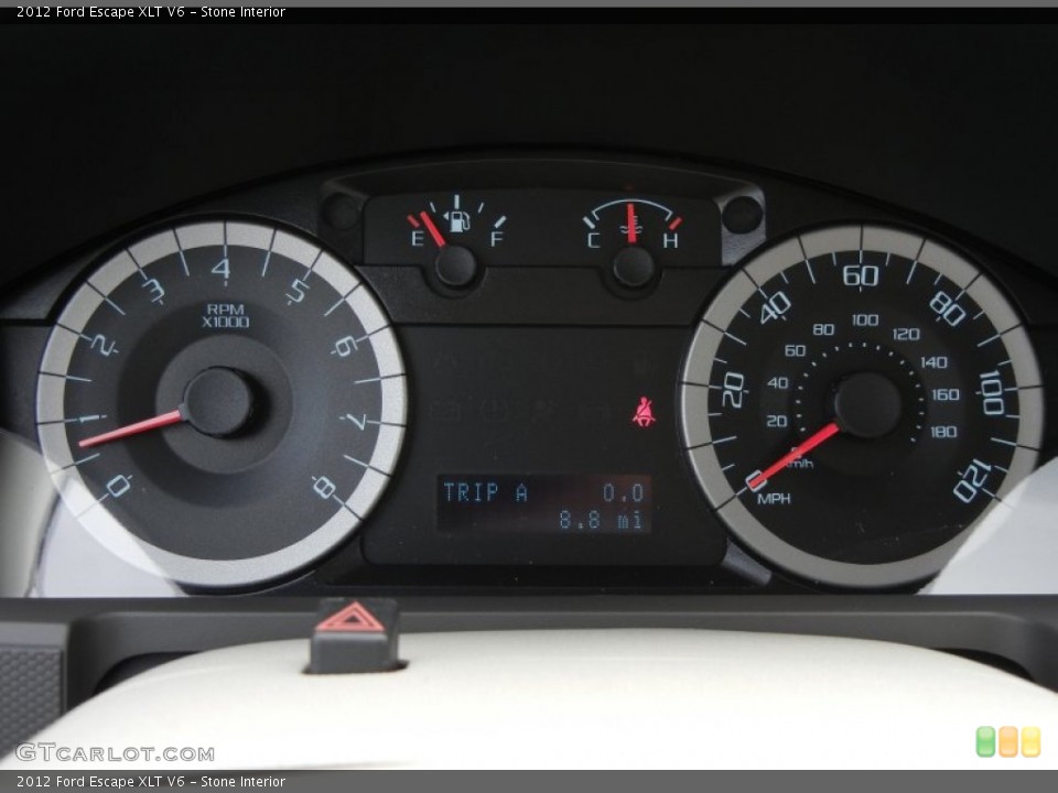 Stone Interior Gauges for the 2012 Ford Escape XLT V6 #56714285