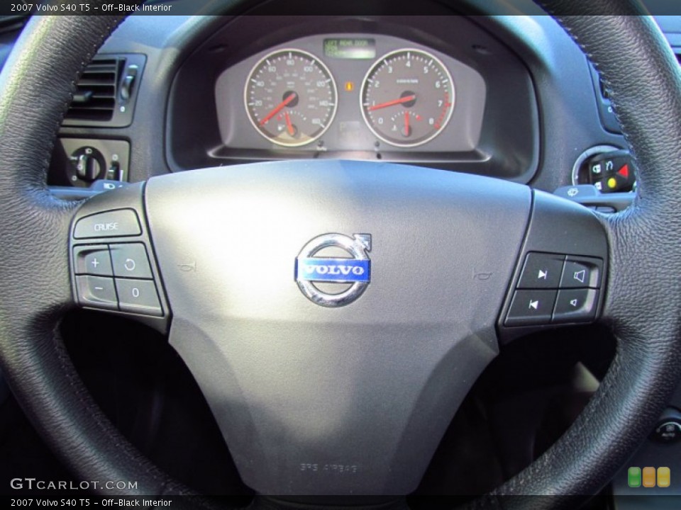 Off-Black Interior Steering Wheel for the 2007 Volvo S40 T5 #56716422