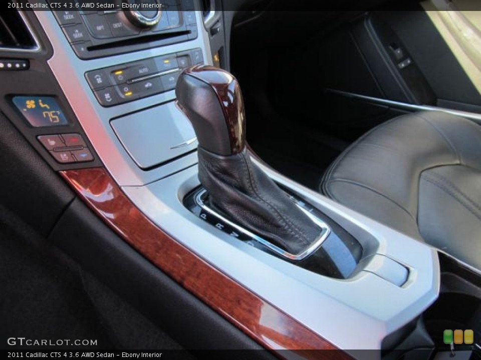 Ebony Interior Transmission for the 2011 Cadillac CTS 4 3.6 AWD Sedan #56716718