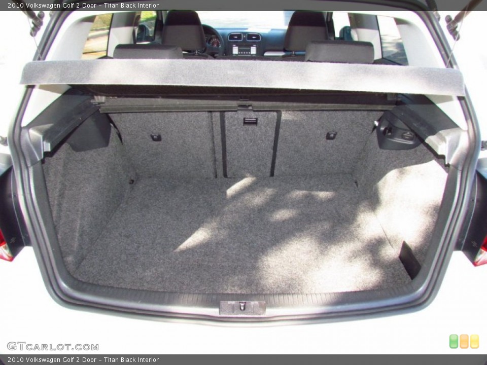 Titan Black Interior Trunk for the 2010 Volkswagen Golf 2 Door #56716835