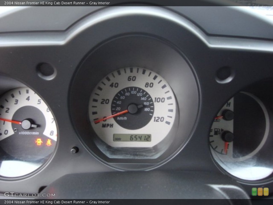 Gray Interior Gauges for the 2004 Nissan Frontier XE King Cab Desert Runner #56717831