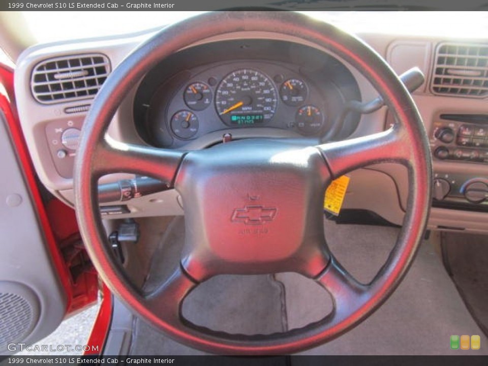 Graphite Interior Steering Wheel for the 1999 Chevrolet S10 LS Extended Cab #56718276