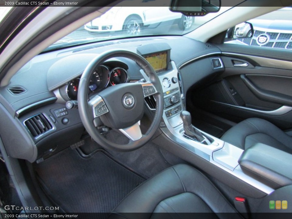 Ebony Interior Prime Interior for the 2009 Cadillac CTS Sedan #56718491