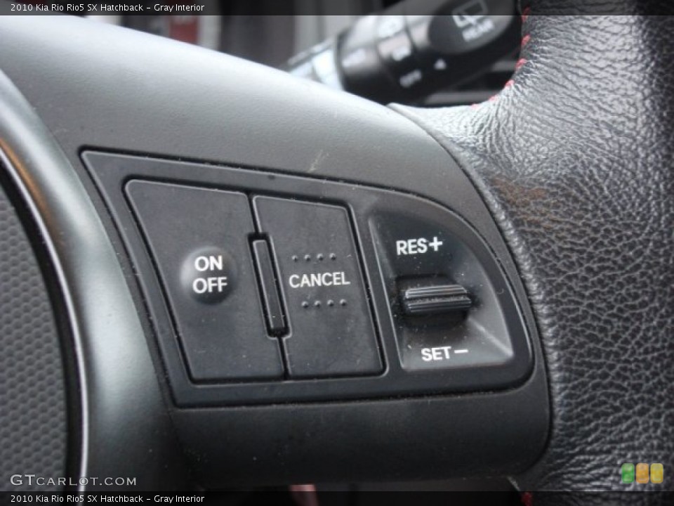Gray Interior Controls for the 2010 Kia Rio Rio5 SX Hatchback #56718533