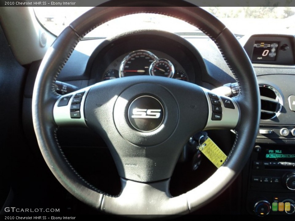 Ebony Interior Steering Wheel for the 2010 Chevrolet HHR SS #56719781