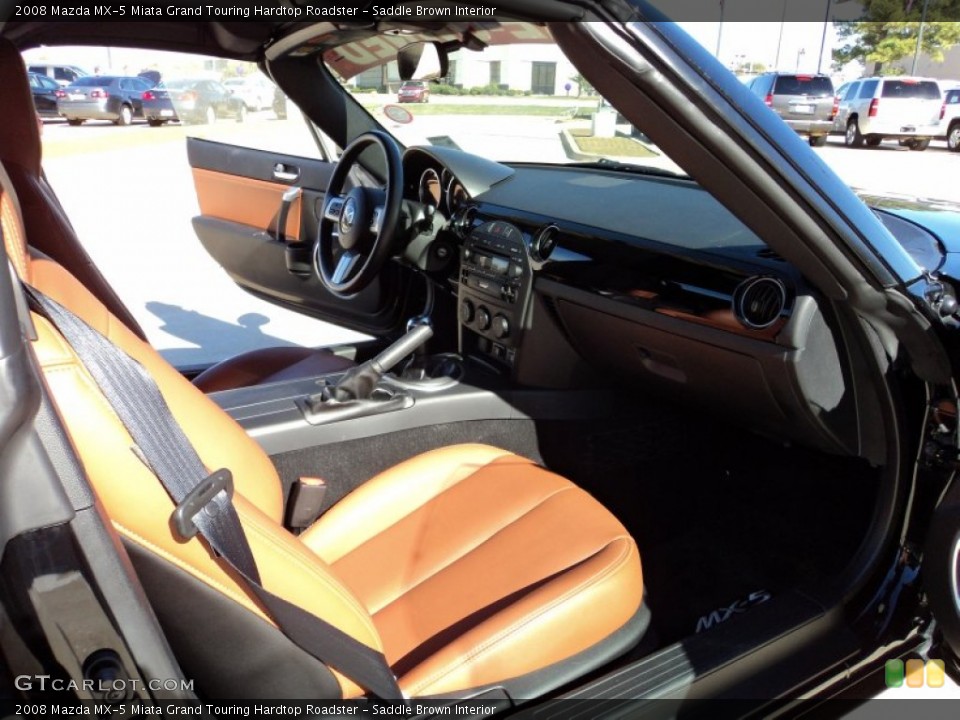 Saddle Brown Interior Photo for the 2008 Mazda MX-5 Miata Grand Touring Hardtop Roadster #56720860