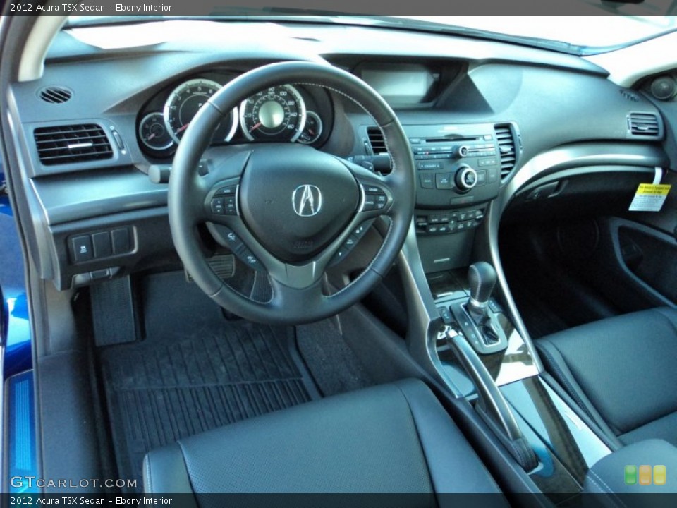 Ebony Interior Prime Interior for the 2012 Acura TSX Sedan #56722070