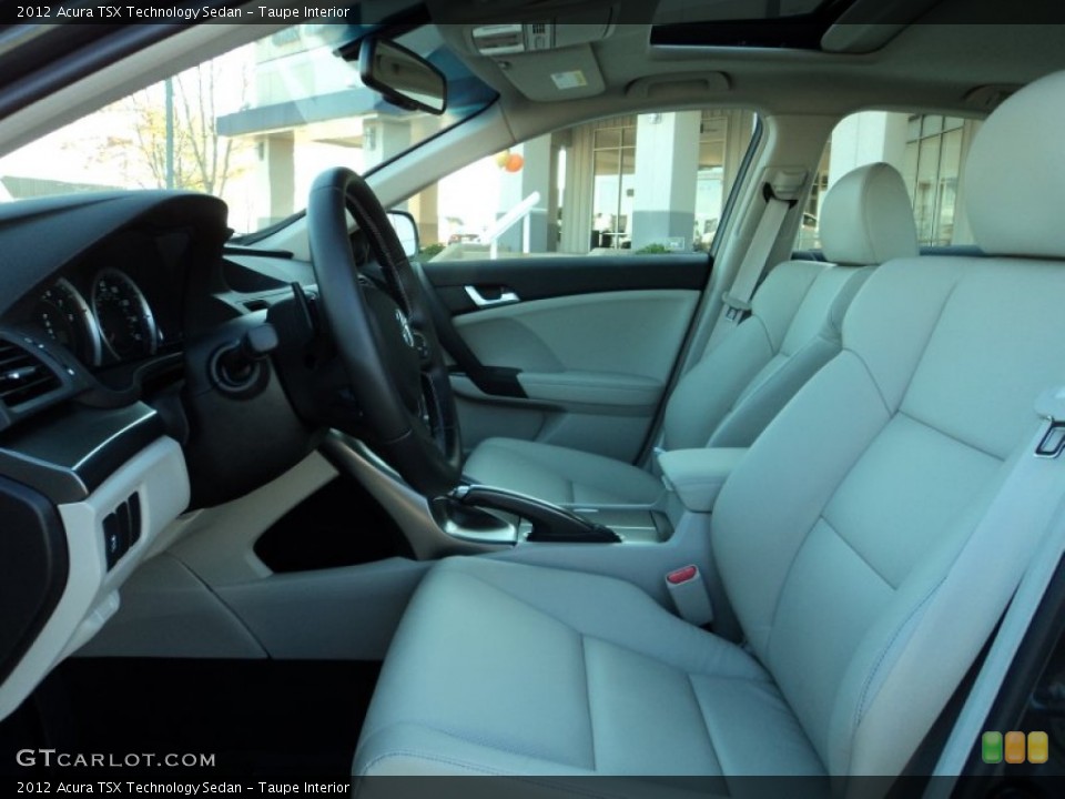 Taupe Interior Photo for the 2012 Acura TSX Technology Sedan #56722241