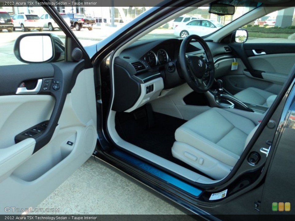 Taupe Interior Photo for the 2012 Acura TSX Technology Sedan #56722313