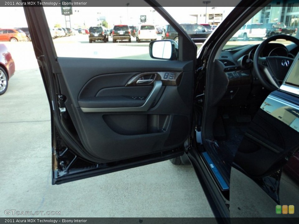 Ebony Interior Door Panel for the 2011 Acura MDX Technology #56722505